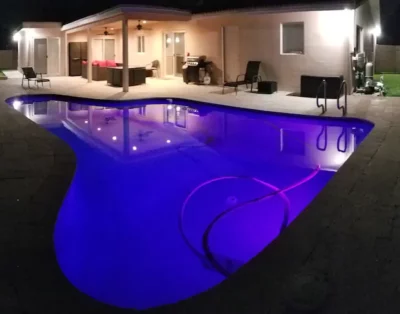 Family pool house in paradise